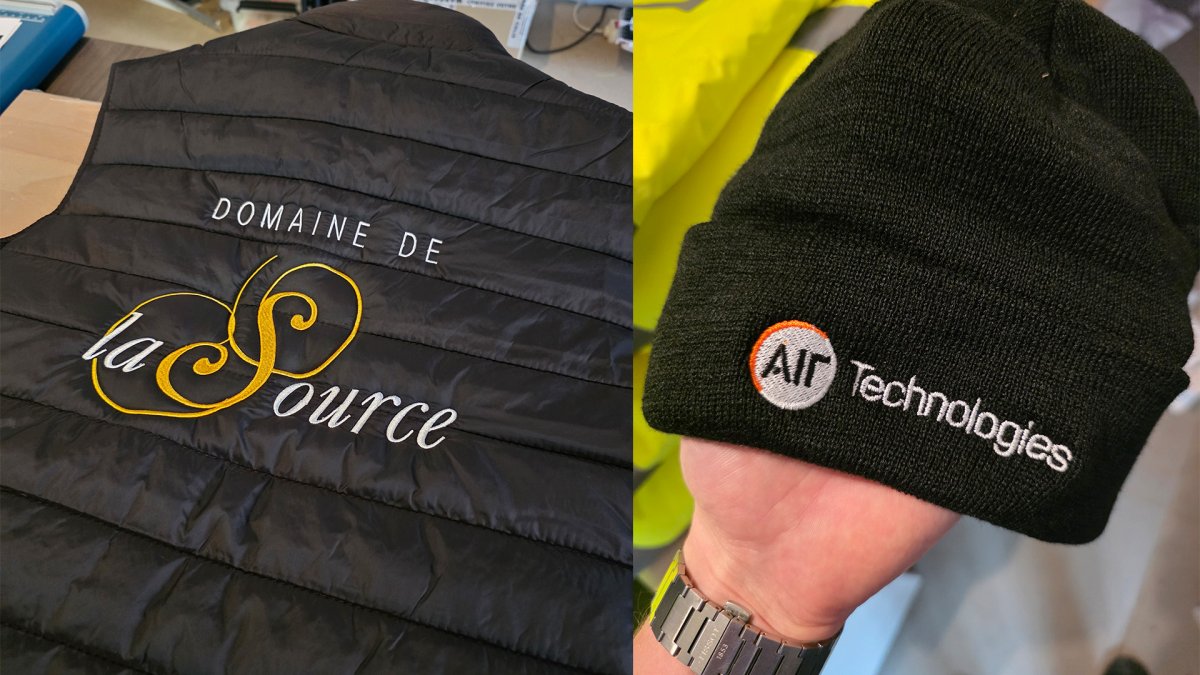 Sweats, bonnets et softshells brodés pour l'hiver 