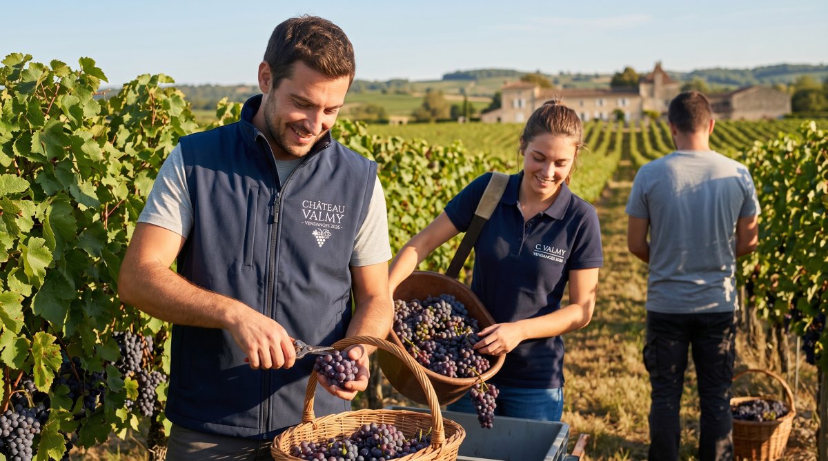 Vêtements de vendanges : optez pour la broderie et le marquage 