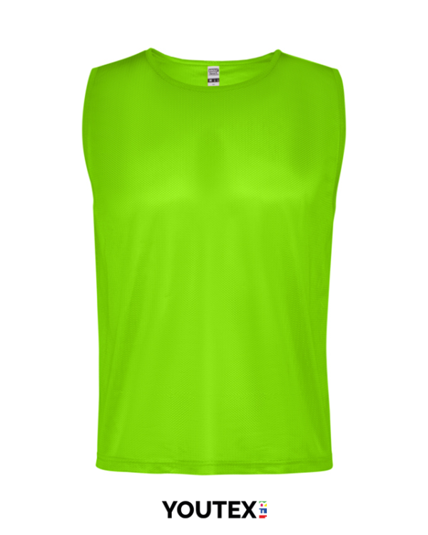 Chasuble sports collectifs personnalisable vert