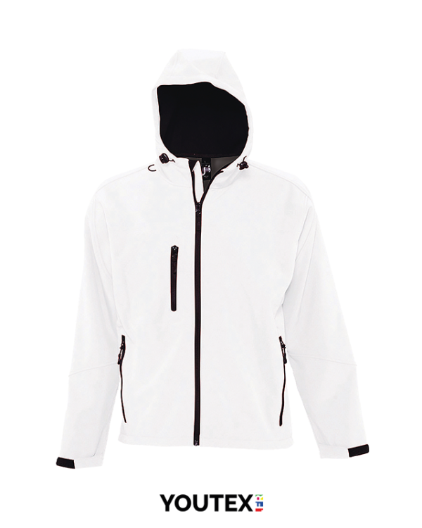 SOFTSHELL REPLAY personnalisable blanche
