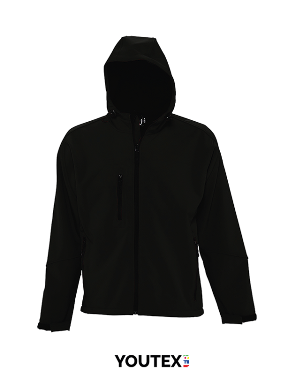 SOFTSHELL REPLAY personnalisable noir