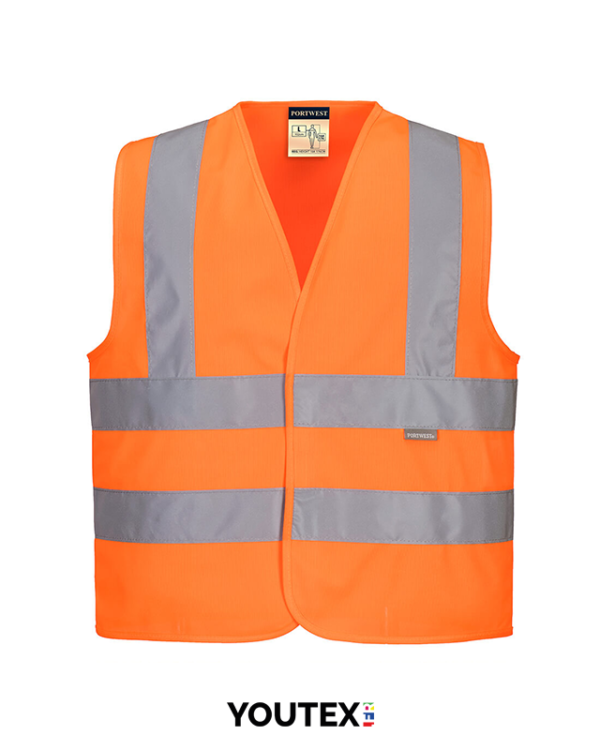 youtex gilet orange enfants